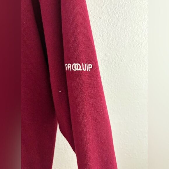 Proquip half zip red golf pullover lambswool sweater size XXL - Picture 5 of 10